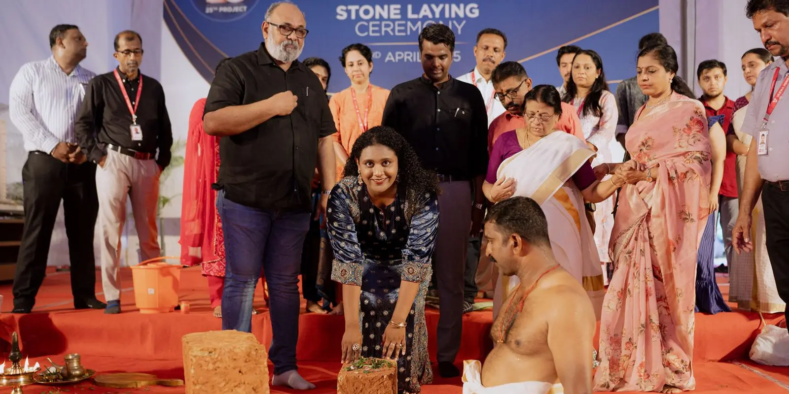 Queen's Gateway by Varma Bhoomi Pooja & Stone Laying Ceremony on 23rd April 2025